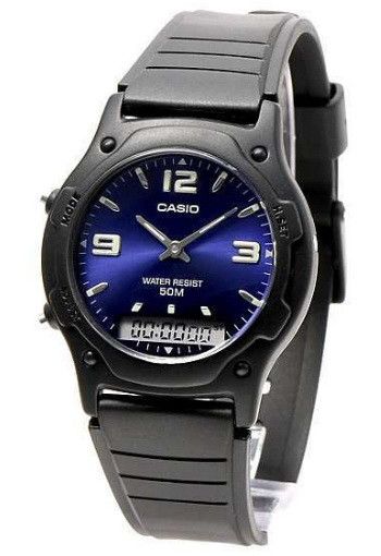 Стильные мужские наручные часы Casio оригинал Япония Collection AW-49HE-2AVEG с полимерным ремешком | Зображення 3
