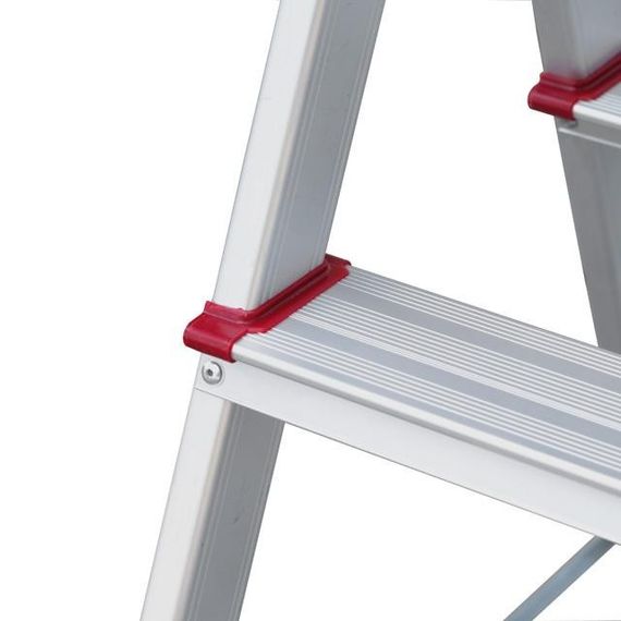 Стрем'янка алюмінієва двостороння, 2 сходинки, висота 0,4 м INTERTOOL LT-1102 | Зображення 4