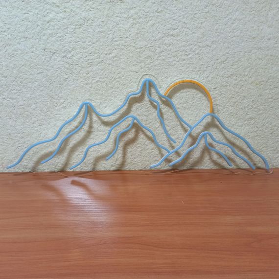 Неоновий світильник Гори 730х280 acr-n000024 | Зображення 3