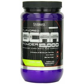 Аминокислота BCAA для спорта Ultimate Nutrition Flavored BCAA 12,000 Powder 457 g /60 servings/ Lemon Lime