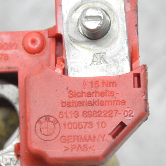 Клема акумулятора плюсова BMW E87 E90 2004-2013 Клема акб плюс БМВ е87 е90 6988973 9130879 61136982227 | Зображення 5