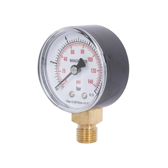 Манометр Thermo Alliance Standart 10 барів 1/4", нижнє під'єднання SD17010B | Зображення 2