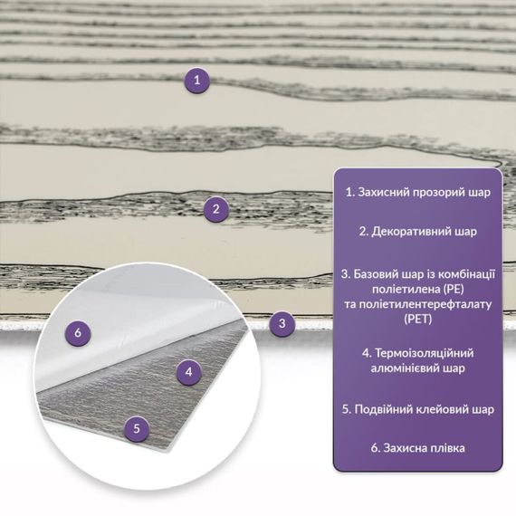 Самоклеюча стінова PET плитка 600*300*2mm (D) SW-00002300 | Зображення 1