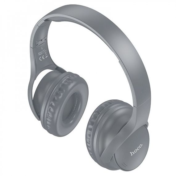 Беспроводные наушники Hoco W40 Mighty Bluetooth, беспроводные наушники с microSD, беспроводные наушники с AUX black | Зображення 4