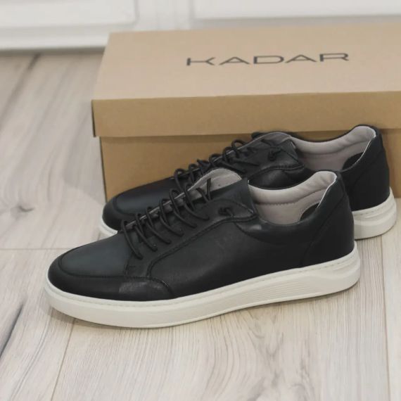 Шкіряні чоловічі кросівки на шнурку 42 розмір | Зображення 4