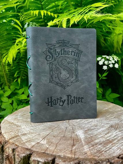 Блокнот Harry Potter — факультетський щоденник із екошкіри (Грифіндор / Слизерин / Рейвенклов / Гафелпаф) | Зображення 4