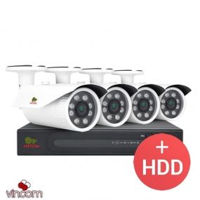 Комплект видеонаблюдения Partizan PRO AHD-29 4xCAM  1xDVR  HDD