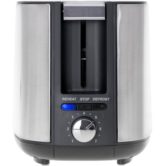 Тостер Adler AD 3214 900Вт/ 2 відділення/7 режимів підсмажування/розморожування/підігрів булочок