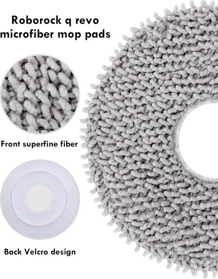 Набір аксесуарів для робота-пилососа Roborock Q Revo P10 19 шт, змінна щітка, серветки мопи для швабри, фільтри, пилозбірники | Зображення 4