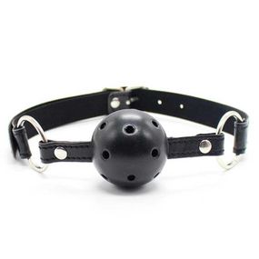 БДСМ Кляп у рота "Mouth ball" чорний