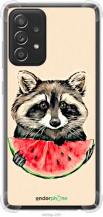 Чохол на Samsung Galaxy A52 Єнотик з кавуном "4605sp-2251-2448"