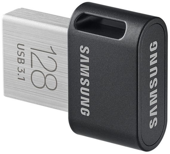 Flash Drive Samsung Fit Plus 128GB (MUF-128AB/APC) Black | Зображення 2