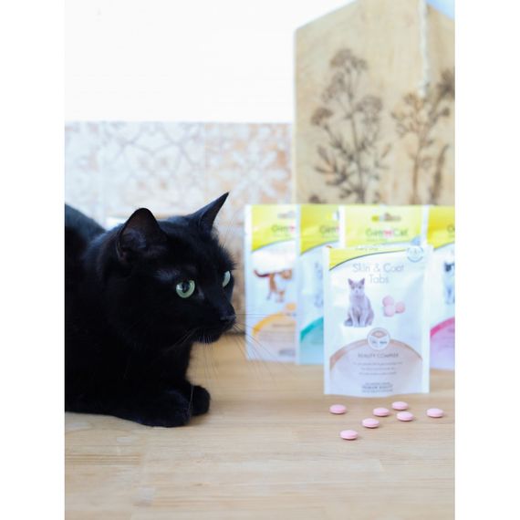 Вітаміни GimCat Every Day Skin and Coat таблетки для котів для покращення стану шерсті 40 г | Зображення 3