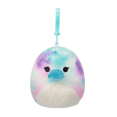 М&apos;яка іграшка Squishmallows на кліпсі – Качкодзьоб Бріндал 9 см (SQCP00215)