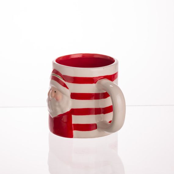 Новорічна порцелянова чашка 350 (мл) Санта CR-1-35 | Зображення 1