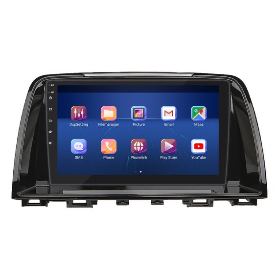 Штатная магнитола 9" Lesko для Mazda 6 III (GJ) 2012-2015 Top 6/128Gb 4G Android Мазда | Зображення 1