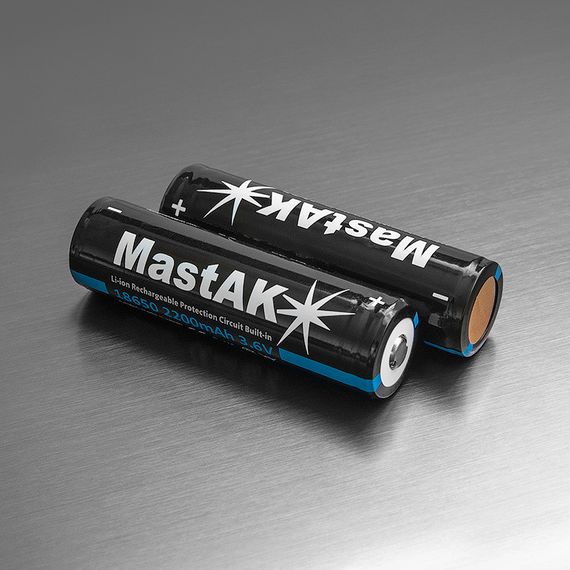 Аккумулятор Li-ion MastAK 18650 3.6v 2200mAh с защитой (1шт) | Зображення 5