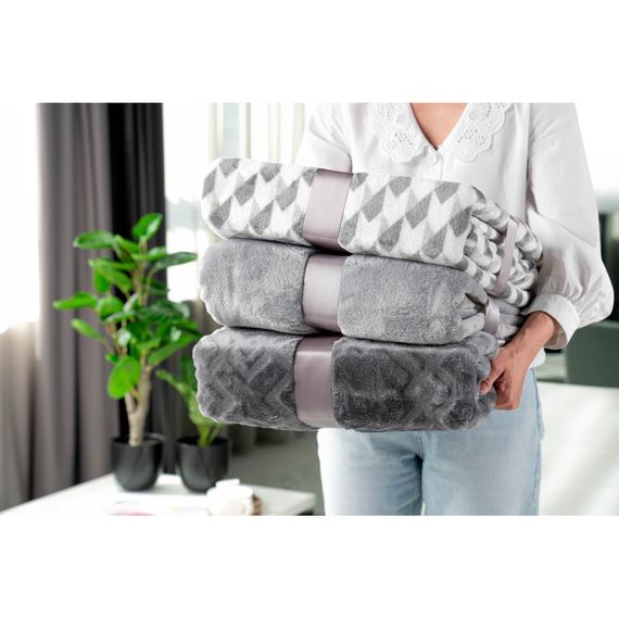 Плед Ardesto Flannel сірий 200х220 см (ART0204SB) | Зображення 5