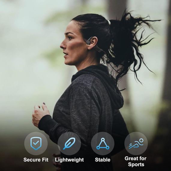 Навушники з кістковою провідністю 2025 року — оновлені бездротові спортивні Bluetooth-навушники з відкритим дизайном | Зображення 4