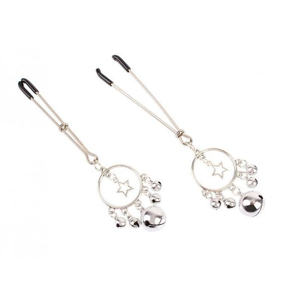 Затискачі на соски CHISA Senuelo Lure Catcher Nipple Clamps з намистинами sexstyle | Зображення 1