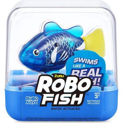 Інтерактивна іграшка Pets &amp; Robo Alive S3 - Роборибка (синя) (7191-4)