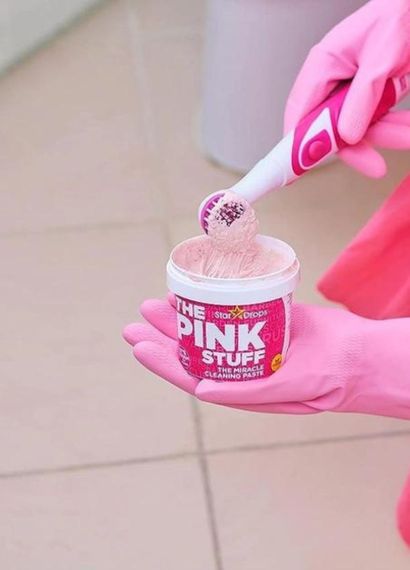 Набор для уборки The Pink Stuff The Miracle Scrubber Kit электрическая щетка + 4 насадки | Зображення 1