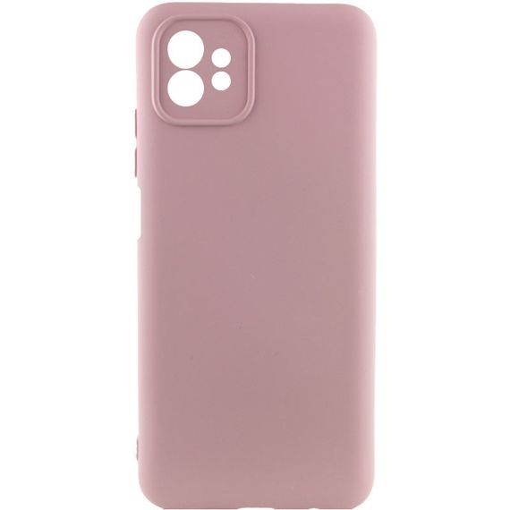 Чохол TPU GETMAN Liquid Silk Full Camera для Motorola Moto G32 Рожевий / Pink Sand