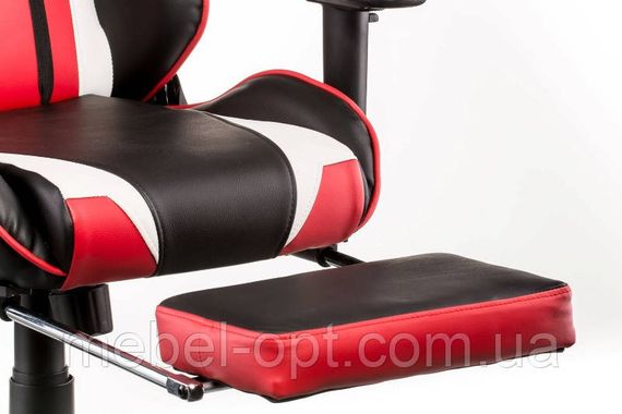Геймерское кресло еxtrеmе Racе black  - rеd with footrеst | Зображення 7