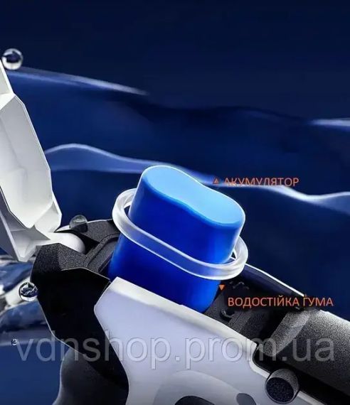 Водный бластер с насосом Zomer детский электрический водяной пистолет на аккумуляторе + USB | Зображення 4