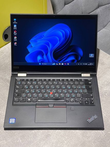 Ультрабук-трансформер Lenovo ThinkPad X390 Yoga / 13.3" (1920x1080) IPS Touch / Intel Core i5-8250U (4 (8) ядра по 1.6 - 3.4 GHz) / 16 GB DDR4 / 480 GB SSD / Intel UHD Graphics / WebCam б/у | Зображення 1