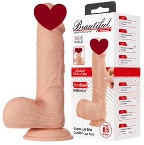 Фалоімітатор з мошонкою на присосці BAILE - Beautiful Bahamut 8.5", BW-008105NR Sex Aura