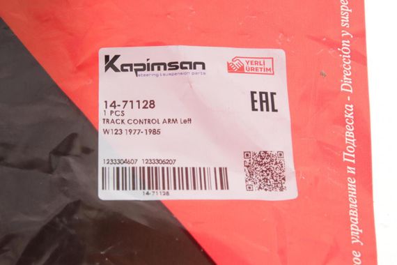 Важіль підвіски передній cверху  L Mercedes Benz W123 S123 C123 76-85 14-71128 | Зображення 9