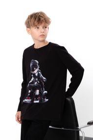 Джемпер для хлопчика (підлітковий) Носи своє 152 Чорний (p-17957-211650)