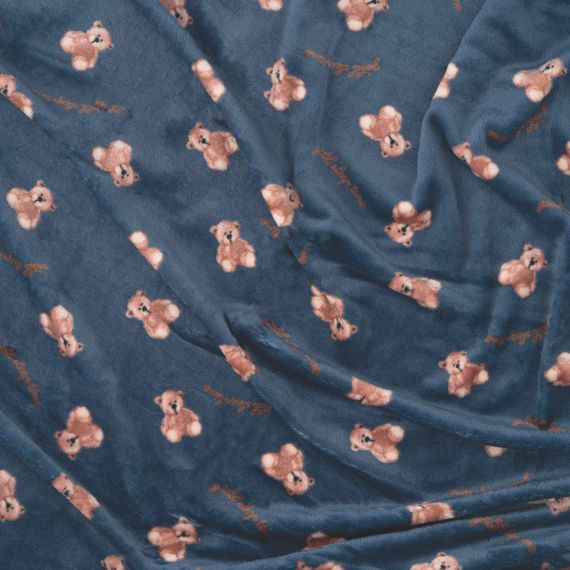 Плед Ardesto Flannel 160х200см, 100% поліестер, плюшеві ведмедики (ART0131PB) | Зображення 3