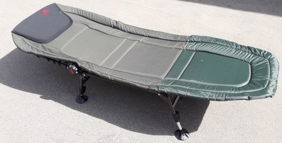 Розкладачка риболовна Tramp Carp з регульованою спинкою, Похідне ліжко-крісло для риболовлі, розкладачка карпова трамп | Зображення 4