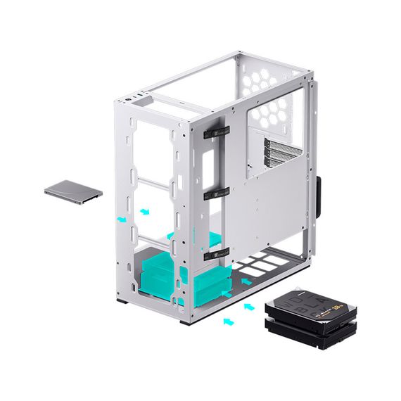 Корпус JONSBO VR4 White | Зображення 9