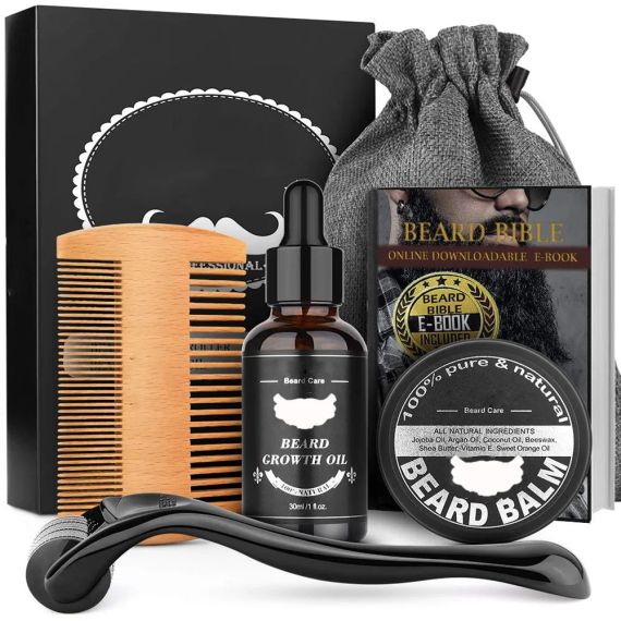 BeardCare Elite 8in1 — повний набір для росту, укладки та догляду за бородою | Зображення 1