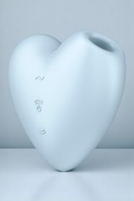 Вакуумний стимулятор Satisfyer Cutie Heart, Голубий — ваш маленький секрет інтимного задоволення