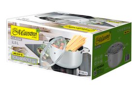 Кастрюля нержавеющая Maestro - 180 мм x 2,5 л (MR-3519-18)