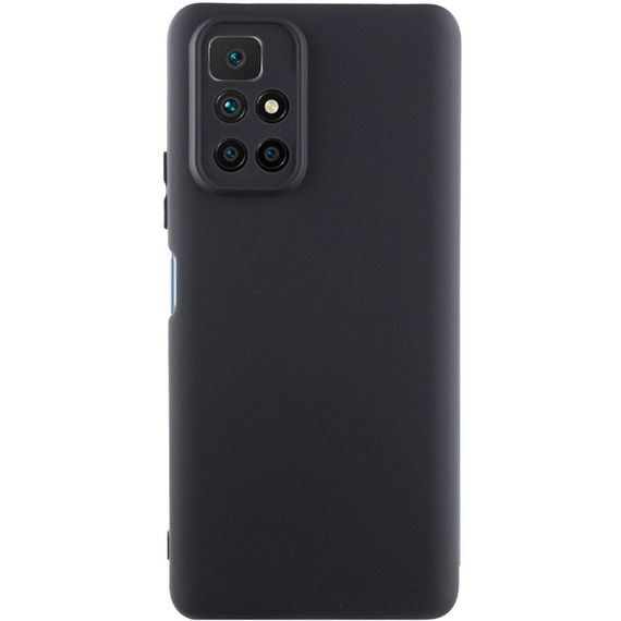 Чохол TPU GETMAN Liquid Silk Full Camera для Xiaomi Redmi 10 Чорний / Black