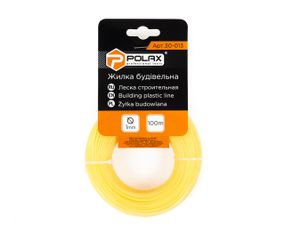 Лісочка будівельна Polax 1 мм X 100 м, жовта (30-013)