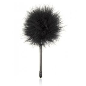 Тіклер на короткій ручці, перо, чорний, 20 см Sex Aura