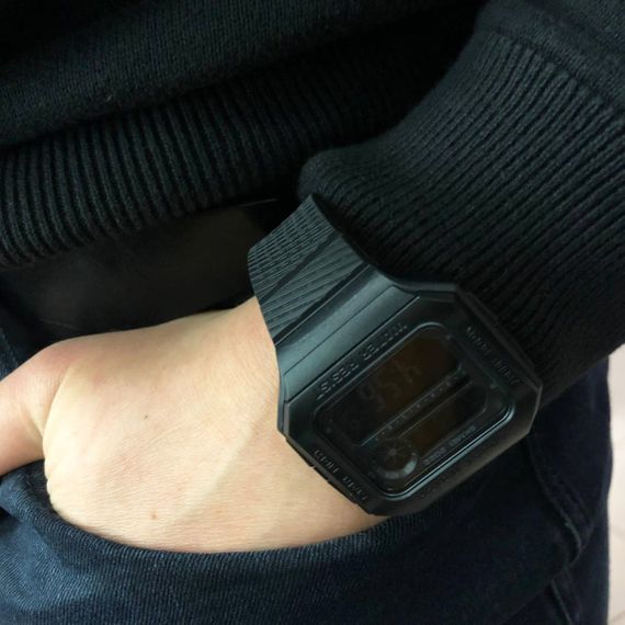 Рибальські годинники SKMEI 2022BKBK, Стильні тактичні годинники для чоловіків для подорожей ZR-37 | Зображення 1