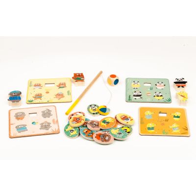 Настольная игра Djeco Набор игр 4 в 1 Лудопарк (DJ01698) | Зображення 5
