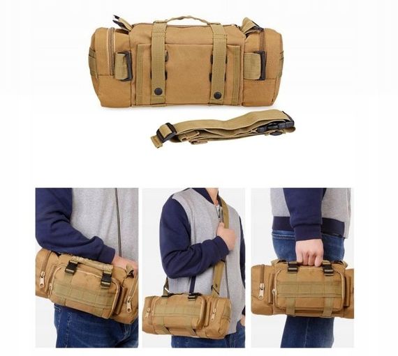 Тактическая, армейская мужская сумка Molle Combat Sachet койот | Зображення 9