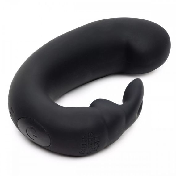 Подвійний вібратор кролик Fifty Shades of Grey Sensation Rechargeable G-Spot Rabbit Vibrator Sex Aura | Зображення 2
