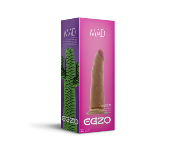 Фалоімітатор EGZO Ciberskin D003 (17,5 см х 3,5 см) Sex Aura | Зображення 2
