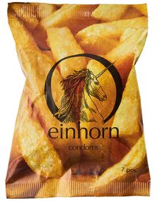 Упаковка 7шт веганських презервативів Einhorn Food Porn