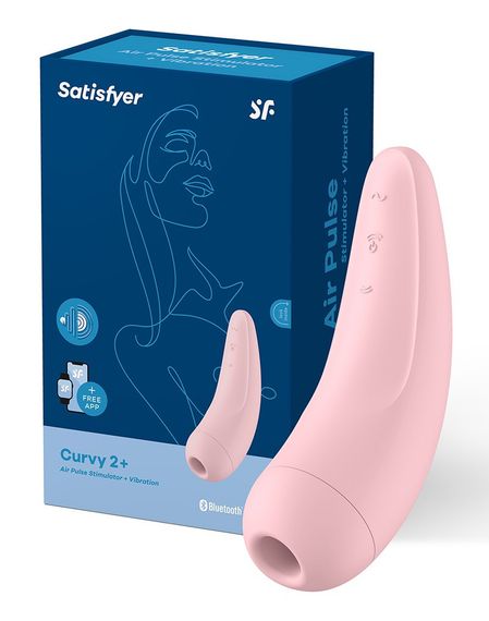 Вібратор Curvy 2+ Air Pulse Stimulator + Vibration Sex Aura