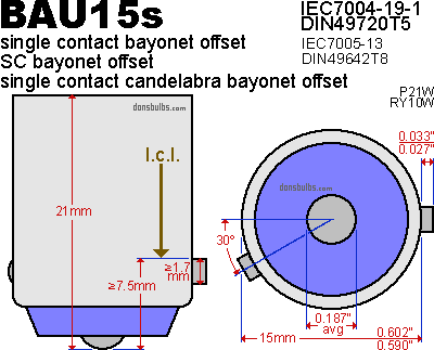 Світлодіодна автолампа 1156(P21W)-S25-BAU15s, 9W Yellow (150Lm) (CREE LED XML T6) одноконтактна | Зображення 4
